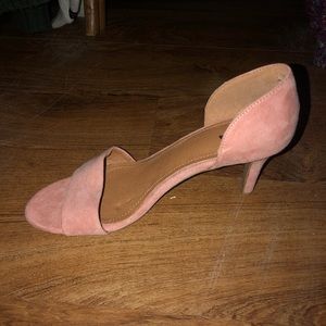 Pink kitten heels